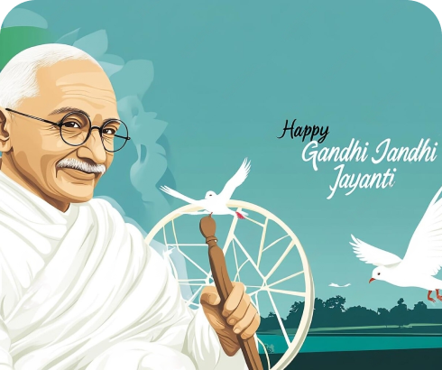 Gandhi and Shashri Jayanti